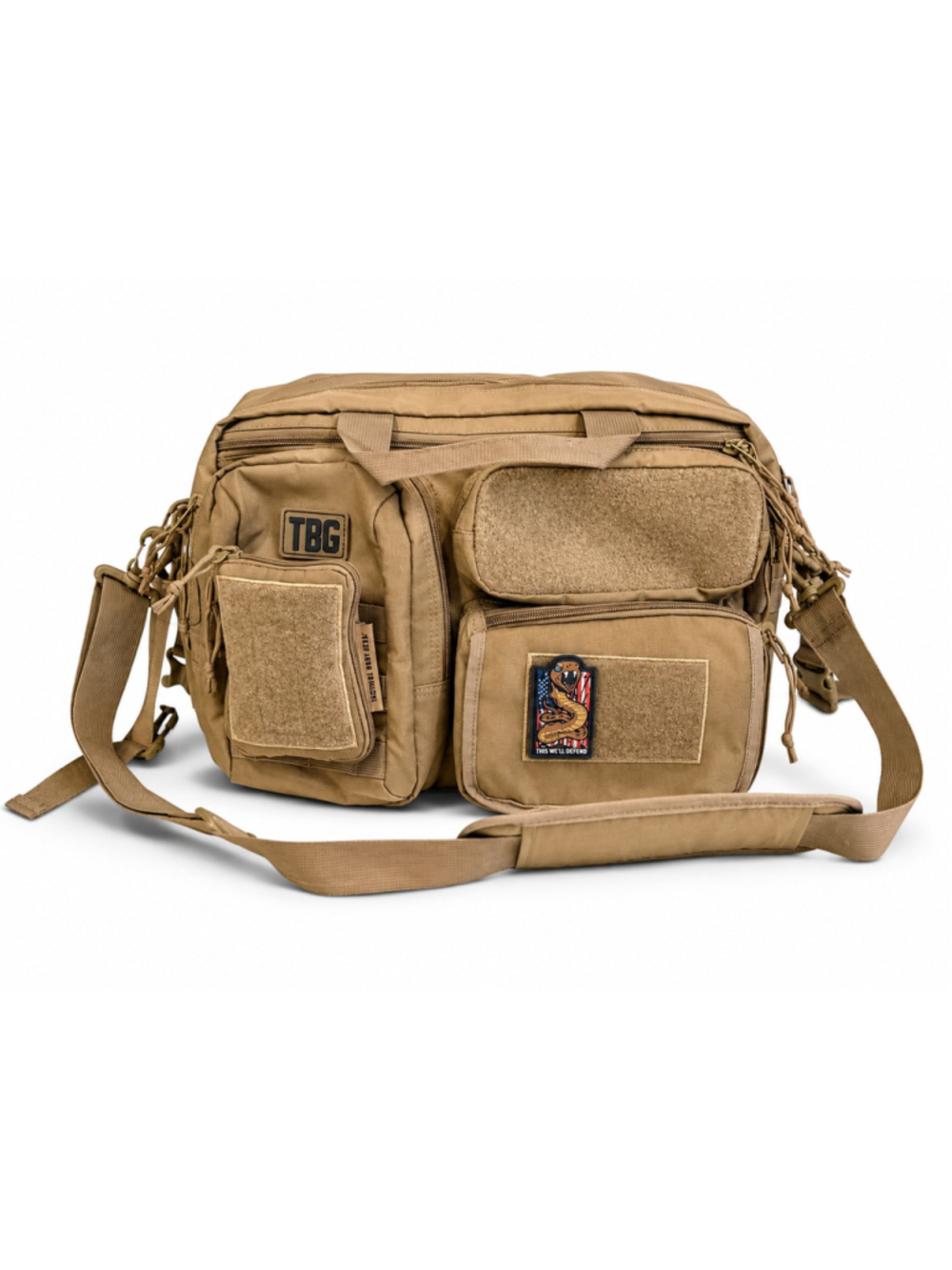 Tactical Baby Gear Deuce MOLLE Diaper Bag Coyote Brown Cooler Changing Pad